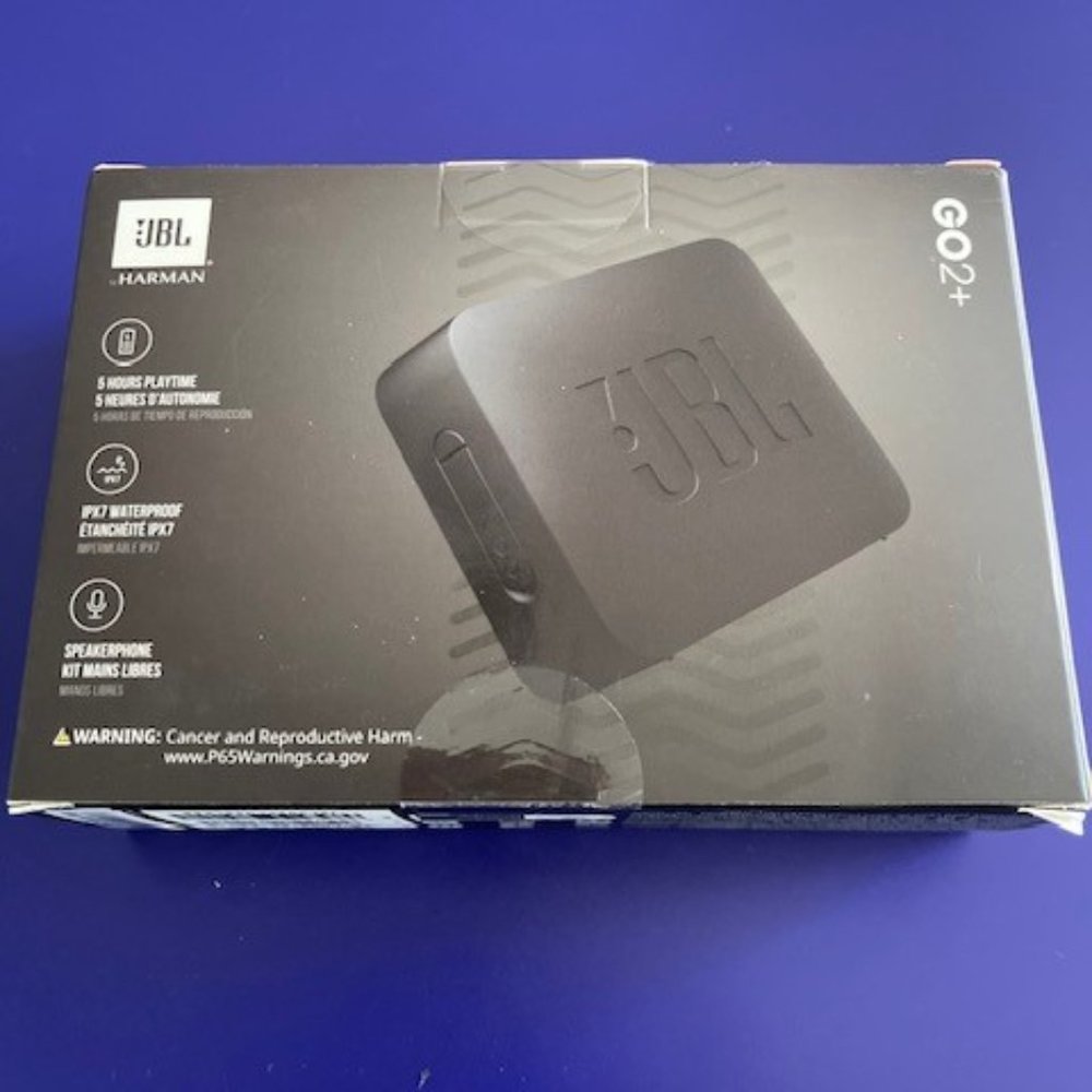 NEW: JBL GO2 Waterproof Ultra-Portable Bluetooth Speaker Black